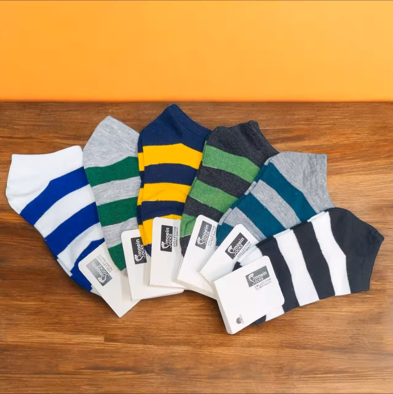 جوراب مچی اسپورت رینگی پهن کارت سفید