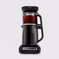 چایساز شیشه‌ای 4 کاره Karaca ترکیه مدل Çaysever Robotea Pro Quartz با قابلیت سخنگویی