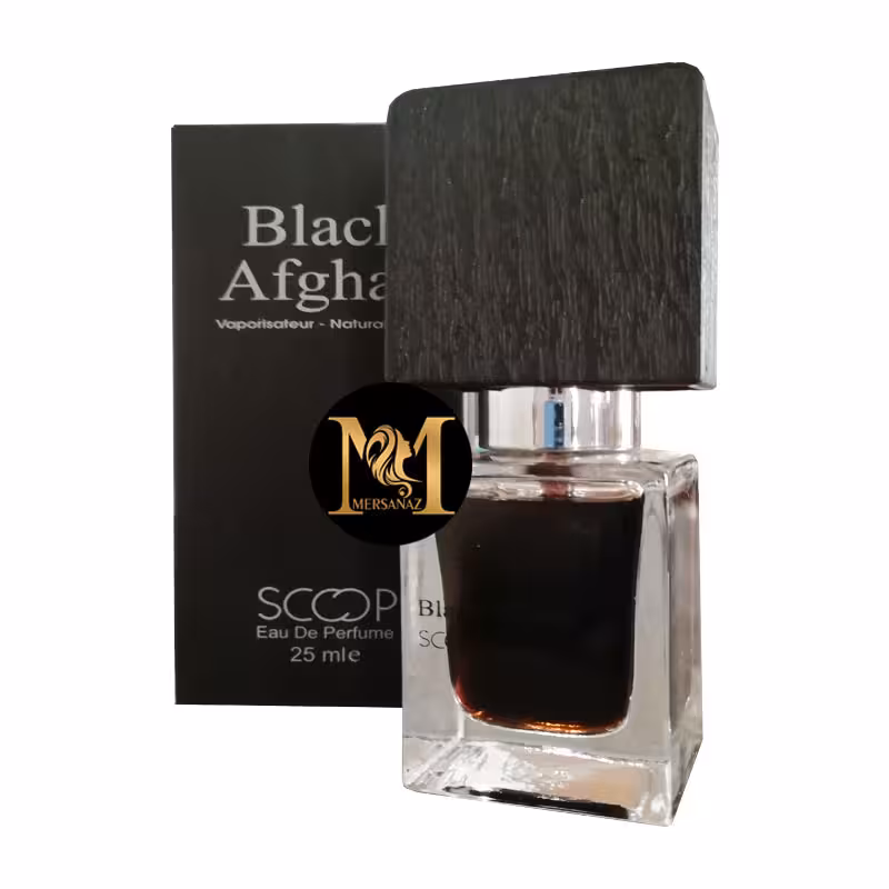 عطر جیبی مردانه اسکوپ مدل Black Afghan حجم 25 میلی‌لیتر