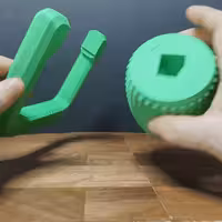 مدل سه بعدی رولر ماساژور (STL)