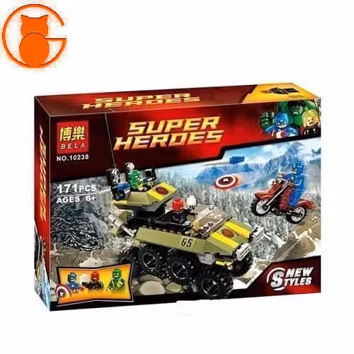 لگو تانک و موتور کاپیتان آمریکا (بلا 171 قطعه)