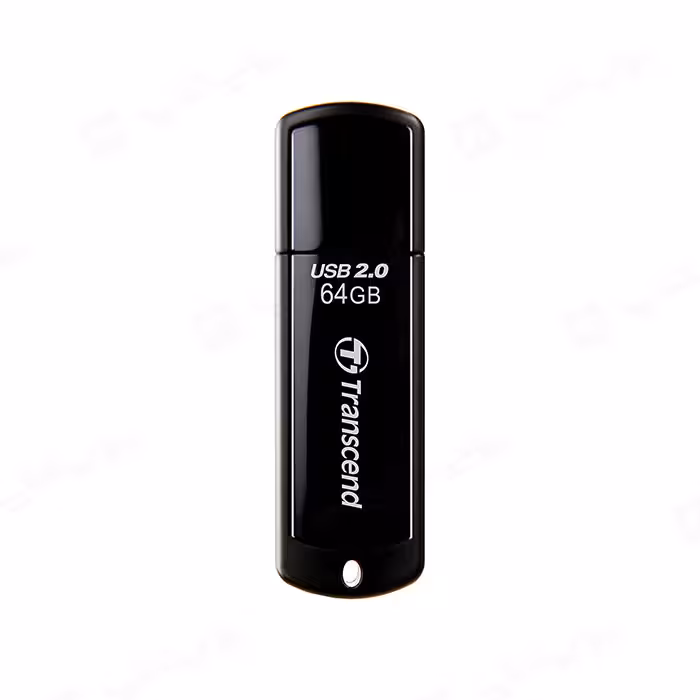 فلش مموری ترنسند مدل JetFlash 350 USB 20 با ظرفیت 64 گیگابایت