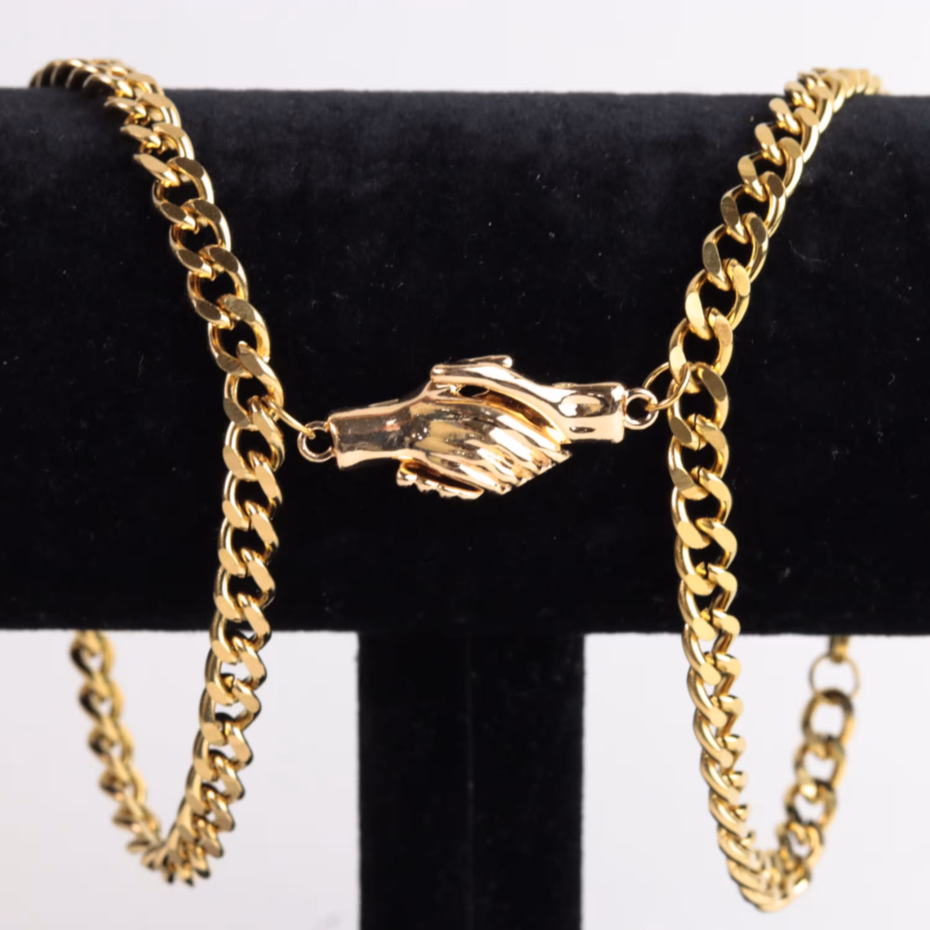 دستبند مگنتی عاشقانه ای دست دوستی کد SD77 طلایی