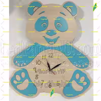 ساعت دیواری چوبی کودکانه کد 565 تابلو سازی رضا(پس کرایه) (پس کرایه)