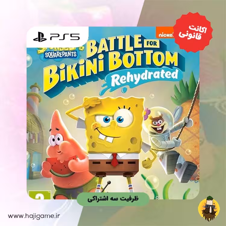 اکانت قانونی بازی باب اسفنجی SpongeBob SquarePants برای PS5