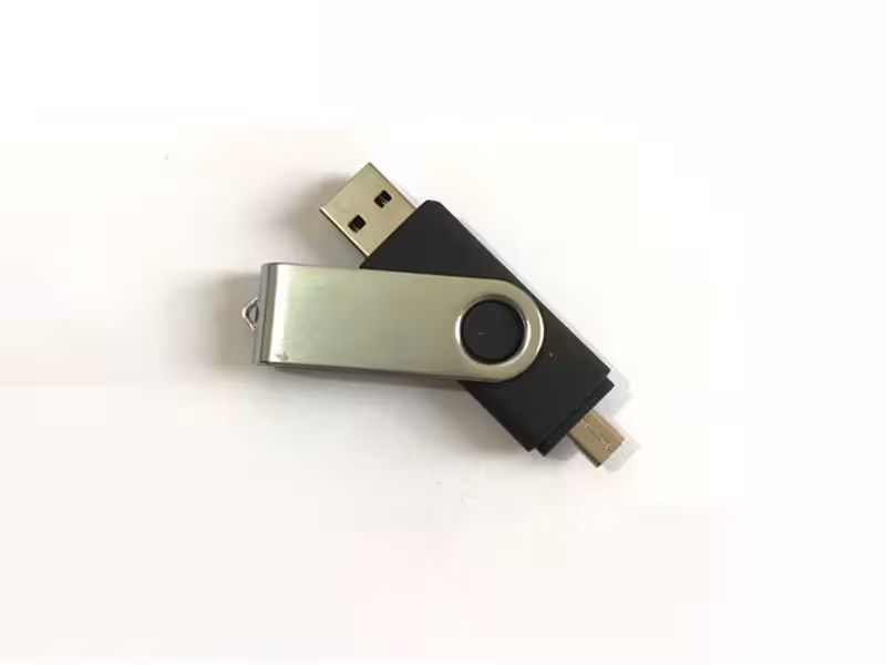 فلش مموری فلزی OTG چرخشی کد F-D12