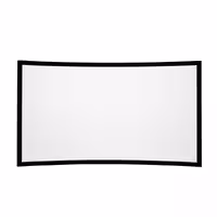 پرده نمایش یا پرده پروژکتور – منحنی – 162 × 260 سانتیمتر | برابر با 120 اینچ واید – Curved Series Fixed Frame Screen PH-G120 UHD130 – گرندویو Grandview – دارای پارچه 4K سفید رنگ