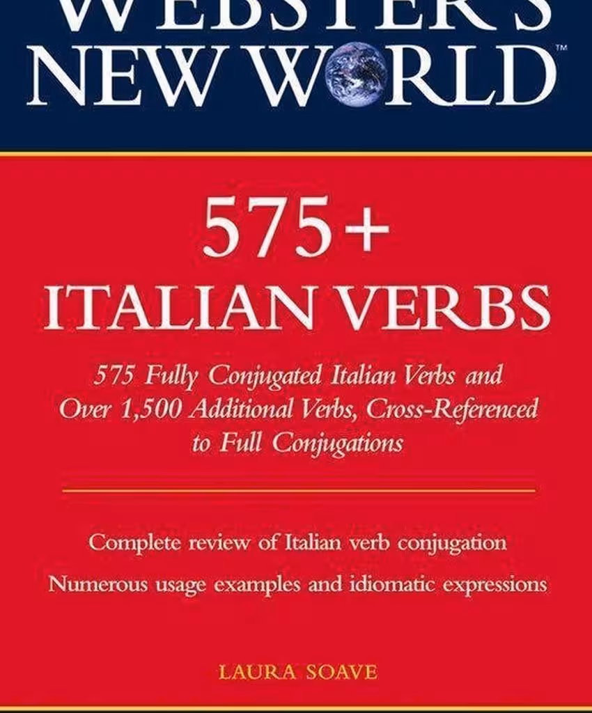 کتاب افعال ایتالیایی Webster's New World 575 Italian Verbs