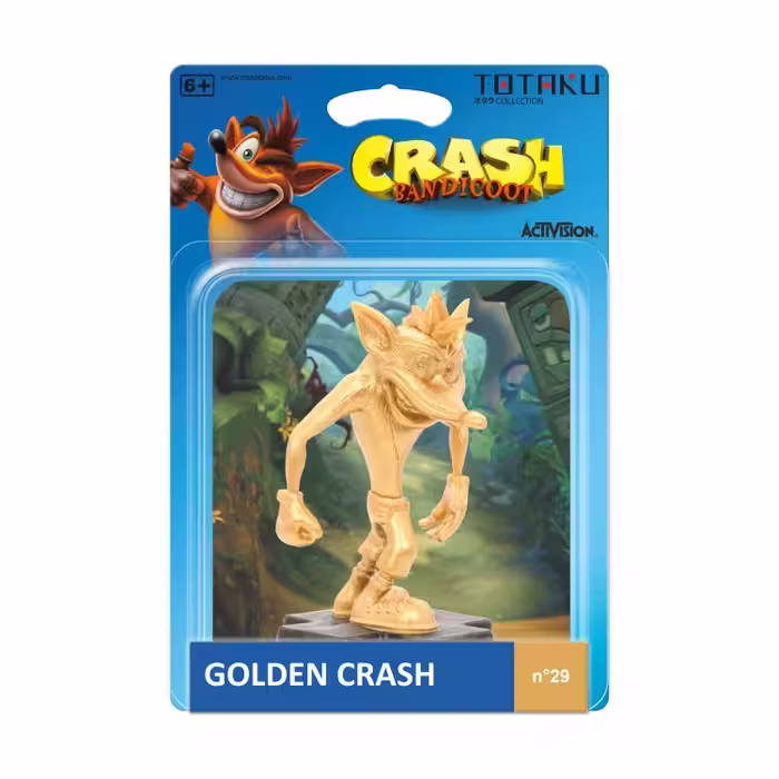 خرید اکشن فیگور Crash Bandicoot طلایی