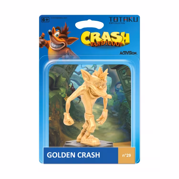 خرید اکشن فیگور Crash Bandicoot طلایی