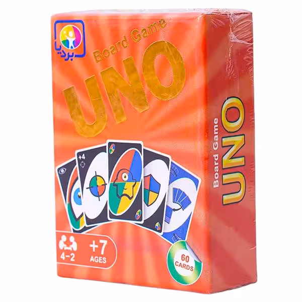 بازی فکری اونو مدل هارد باکس 60 کارتی