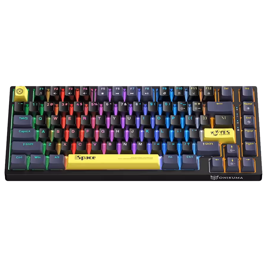 کیبورد گیمینگ اونیکوما ONIKUMA G52 Mechanical Black | فروشگاه گیمینگ تکاف