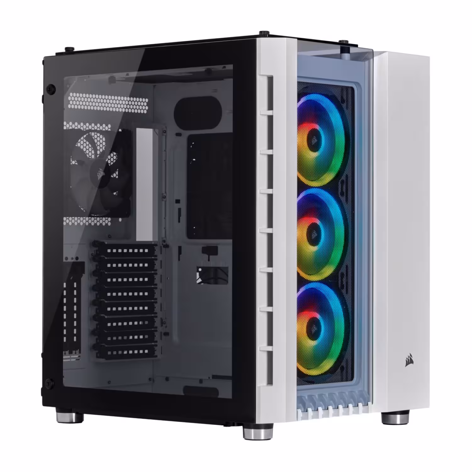 کیس کورسیر Crystal Series 680X RGB White