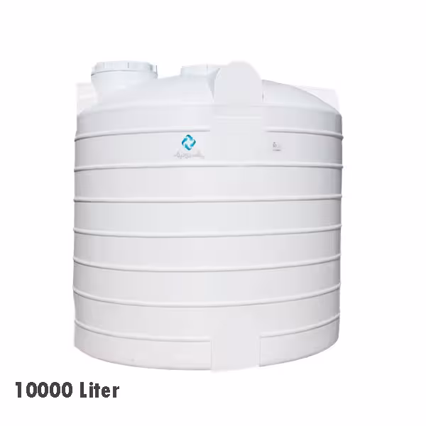 مخزن عمودی تک لایه پلاستونیک 10000 لیتری