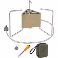 اجاق گاز کمپینگ تاشو 3 شعله گرین لاین مدل Green Lion 3-Burner Foldable Camping Stove