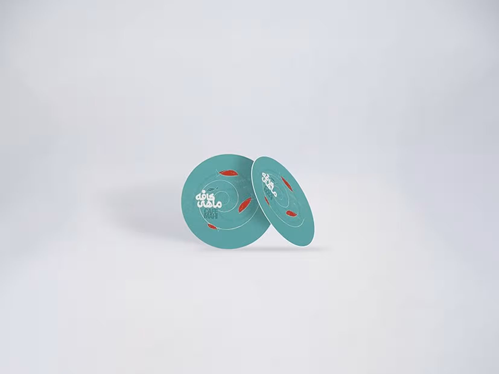 کارت ویزیت لمینت براق دایره