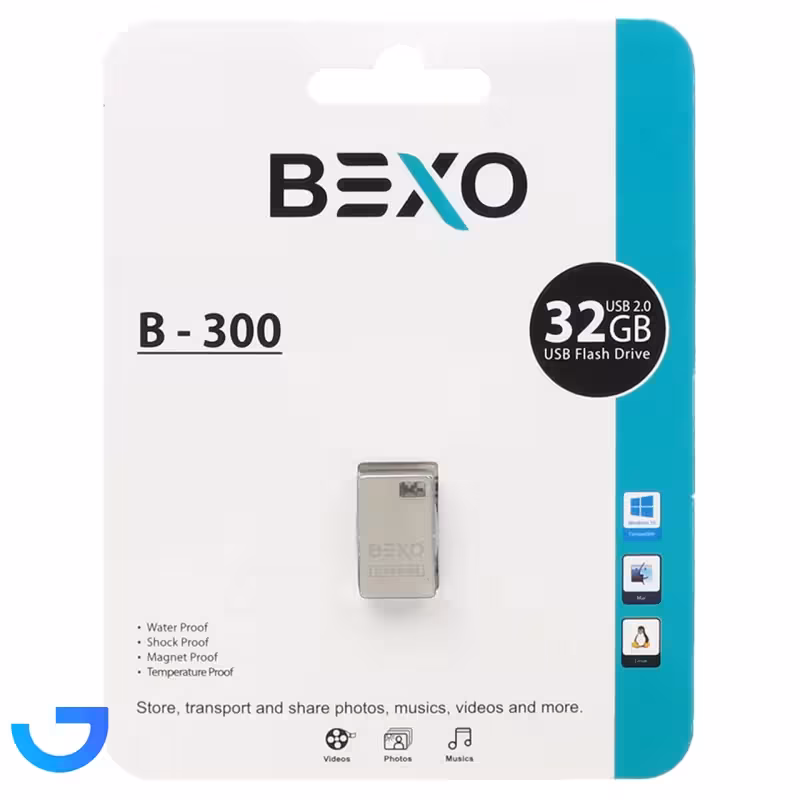 جزئیات ، قیمت و خرید فلش بکسو مدل B-300 USB2.0 ظرفیت 32GB | فروشگاه آریا