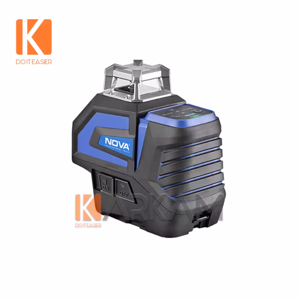 تراز لیزری شارژی 360 درجه دو خط سبز NTL-2665G نوا