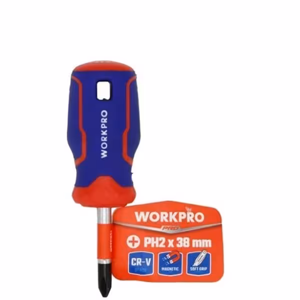 پیچگوشتی چهارسو 38 سانتی ورک پرو مدل WP 221034 دو سر