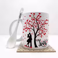 خرید ماگ-لیوان   عشق love  بدون .،زیر لیوانی  . کد 198