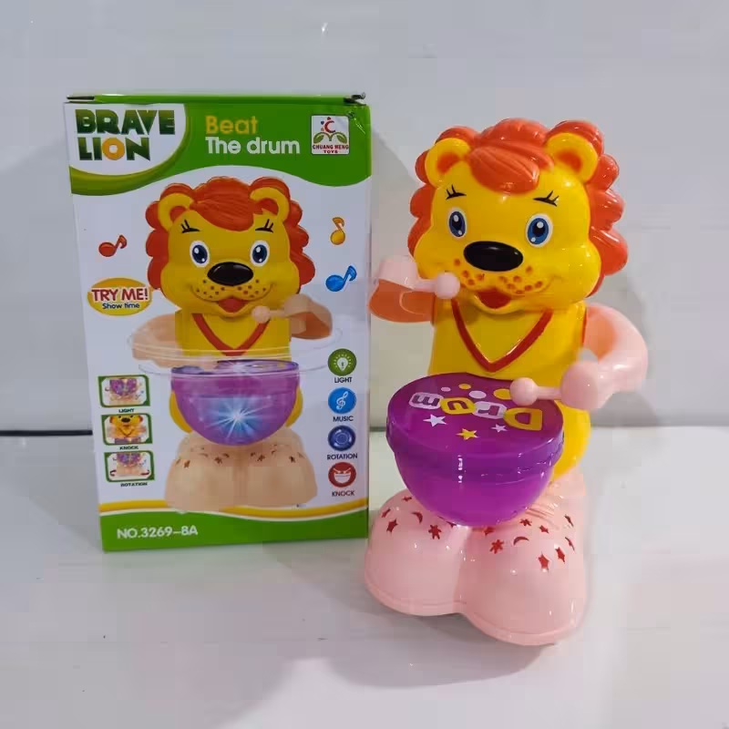 شیر یا میمون طبل زن موزیکال