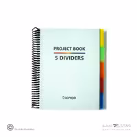 دفتر100برگ سیمی وزیری طلق طلق لانگو سری پروژه PROJECT BOOK