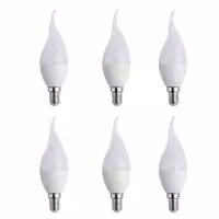 لامپ 6 وات اشکی مات پارس شوان پایه E14 بسته 6 عددی