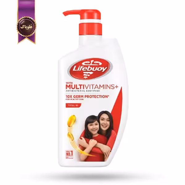 شامپو بدن لایف بوی lifebuoy مدل صددرصد قوی تر 0 lebih kuat حجم 500 میلی لیتر (اورجینال)