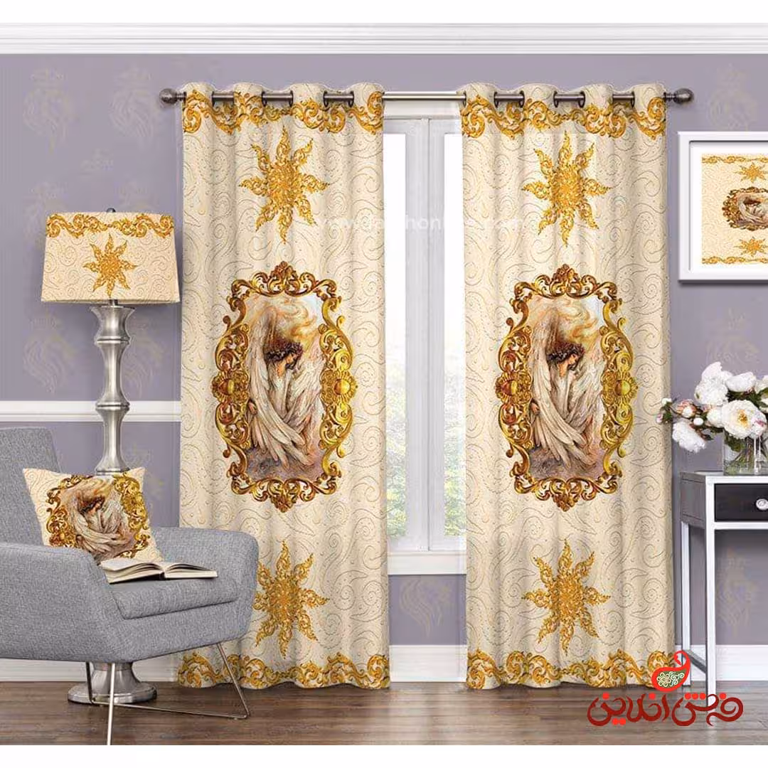 پرده طرح فرشته کد 3583
