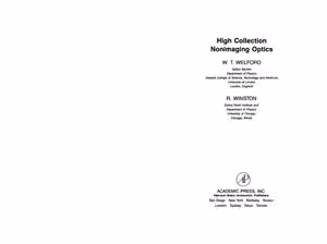 خرید و دانلود نسخه کامل کتاب High collection nonimaging optics