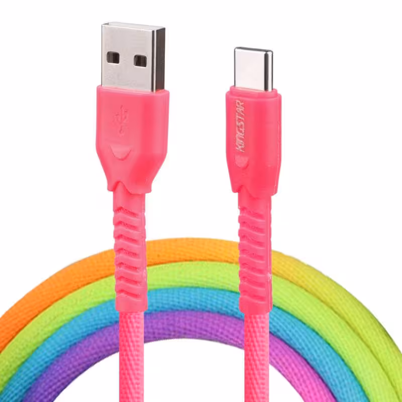 کابل تایپ سی فست شارژ KingStar K106C 2.1A 1m