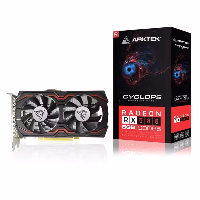 کارت گرافیک آرک تک مدل RX 580 با ظرفیت 8 گیگابایت