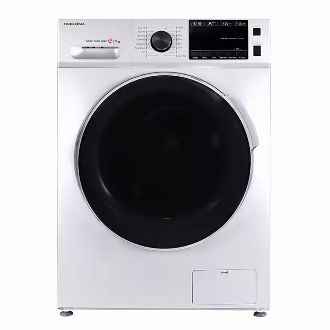 ماشین لباسشویی پاکشوما 7 کیلویی سفید مدل BWF-40701 WT