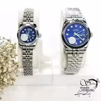 ساعت ست صفحه آبی برند رولکس (ROLEX) کد 19995