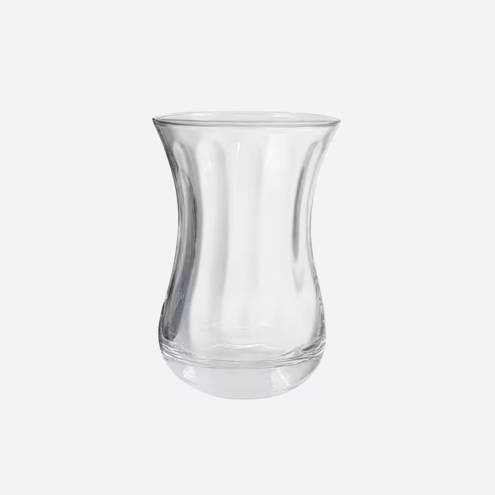 استکان کمرباریک آیدا شیار دار پاشاباغچه کد 62511