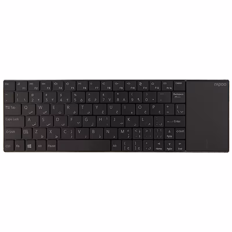 کیبورد بی‌سیم رپو مدل E2710 با حروف فارسی