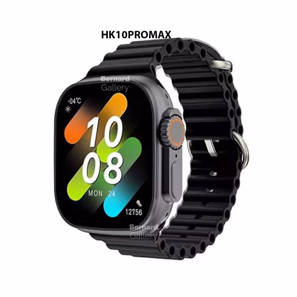 ساعت هوشمند طرح اولترا HK10ProMax Chat GPT رنگ مشکی