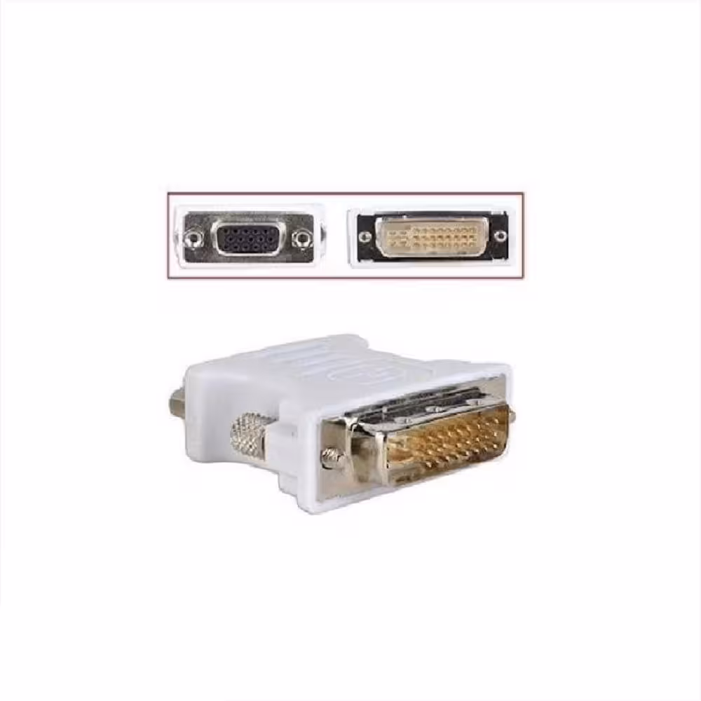 تبدیل DVI نری به VGA مادگی DVI M to VGA F