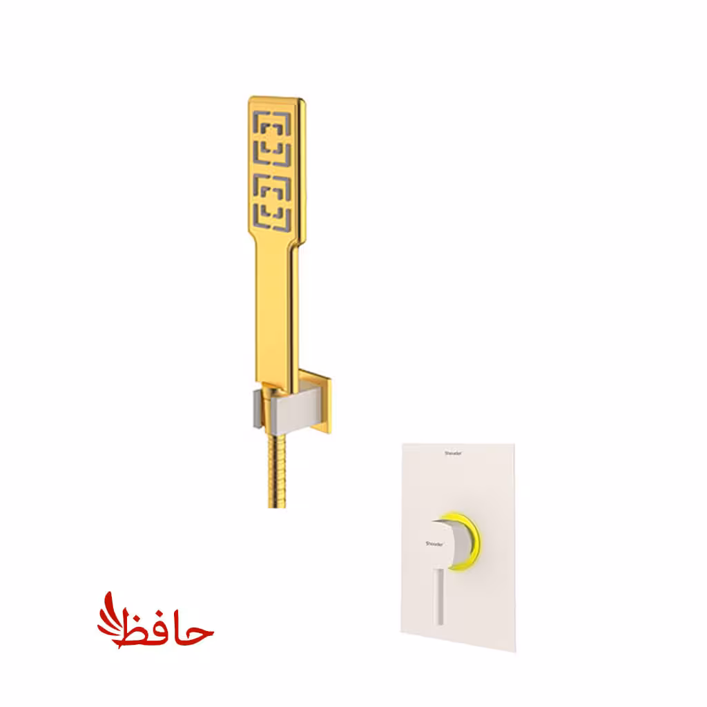 شیر حمام توکار شودر مدل رومر شیری طلایی تیپ 2 BRASS