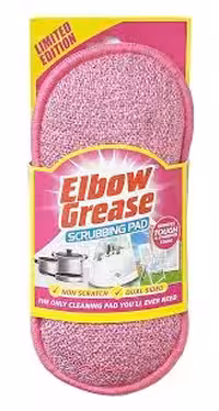 پد اسکراب دار البو گریس Elbow grease مدل scrubbing pad رنگ صورتی