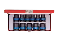 4412MP – جعبه بکس 1/2 ميليمتر فشارقوي کوتاه 6 گوش  11 عددي   ( 21 -10 ) کينگ توني