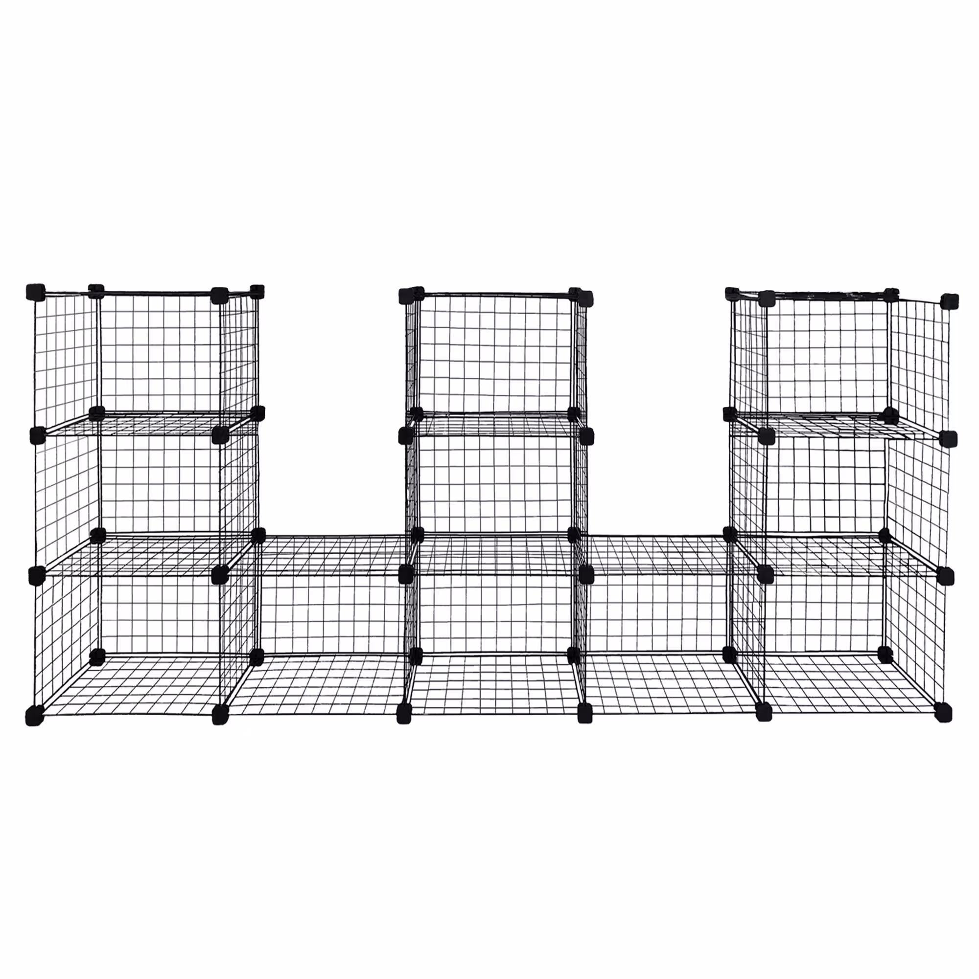 ست قفسه مشبک مدل ضربانی سه طبقه سایز 48x32(ارسال پس کرایه و به عهده مشتری)