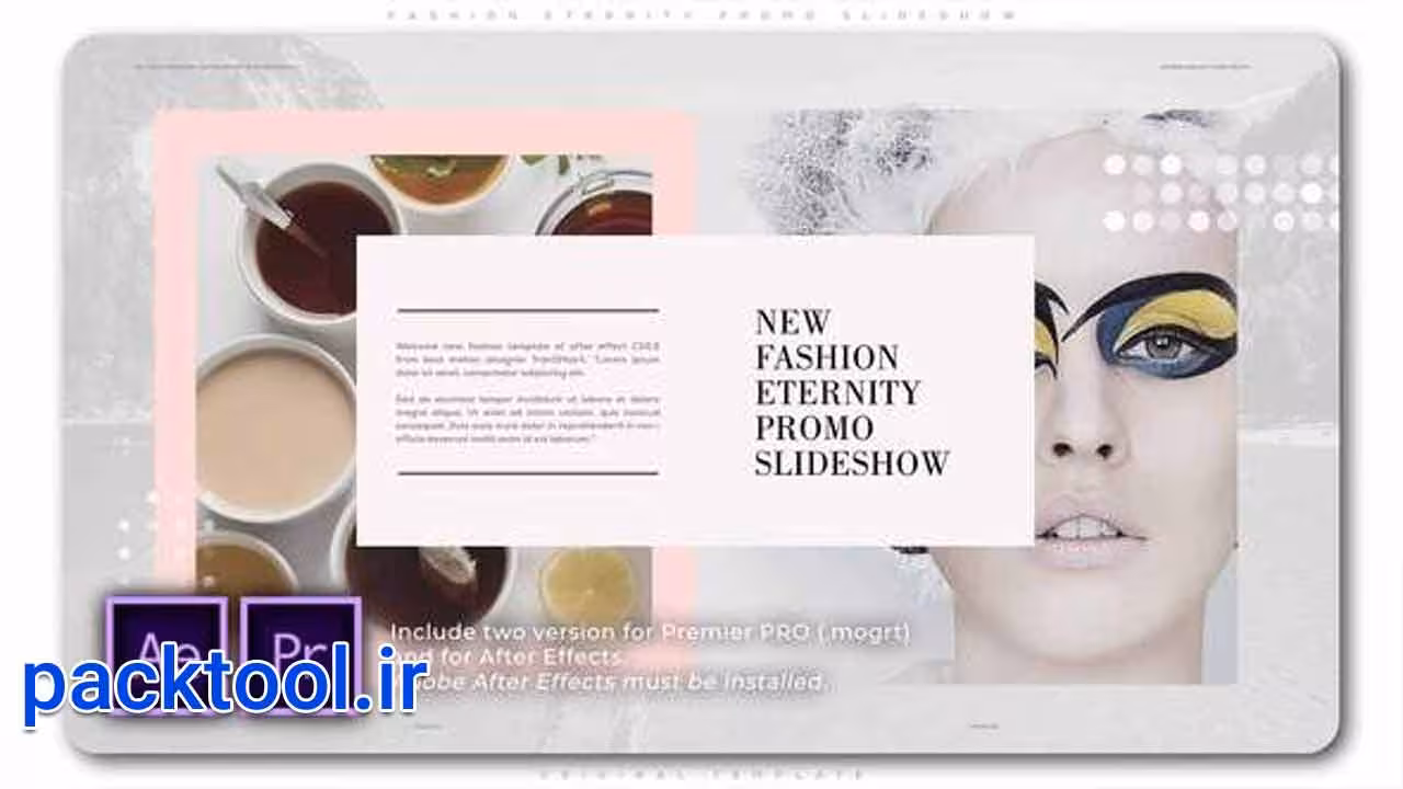 دانلود پروژه پریمیر اسلایدشو تبلیغاتی مد و فشن Fashion Promo Slideshow - پک تول