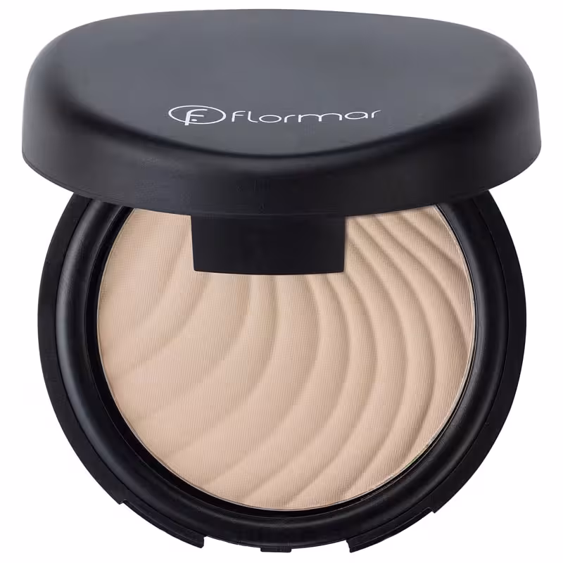 پنکک فلورمار کامپکت فشرده flormar compact powder porcelain Beige