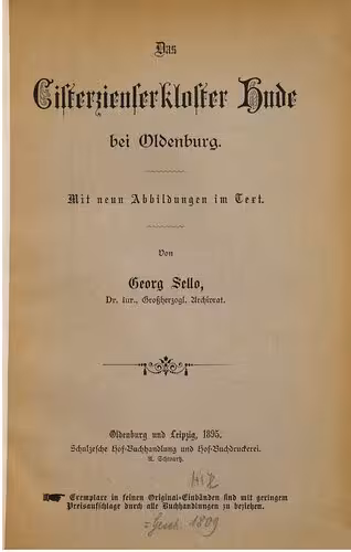 خرید و دانلود نسخه کامل کتاب Das Cistercienserkloster [Zisterzienserkloster] Hude bei Oldenburg