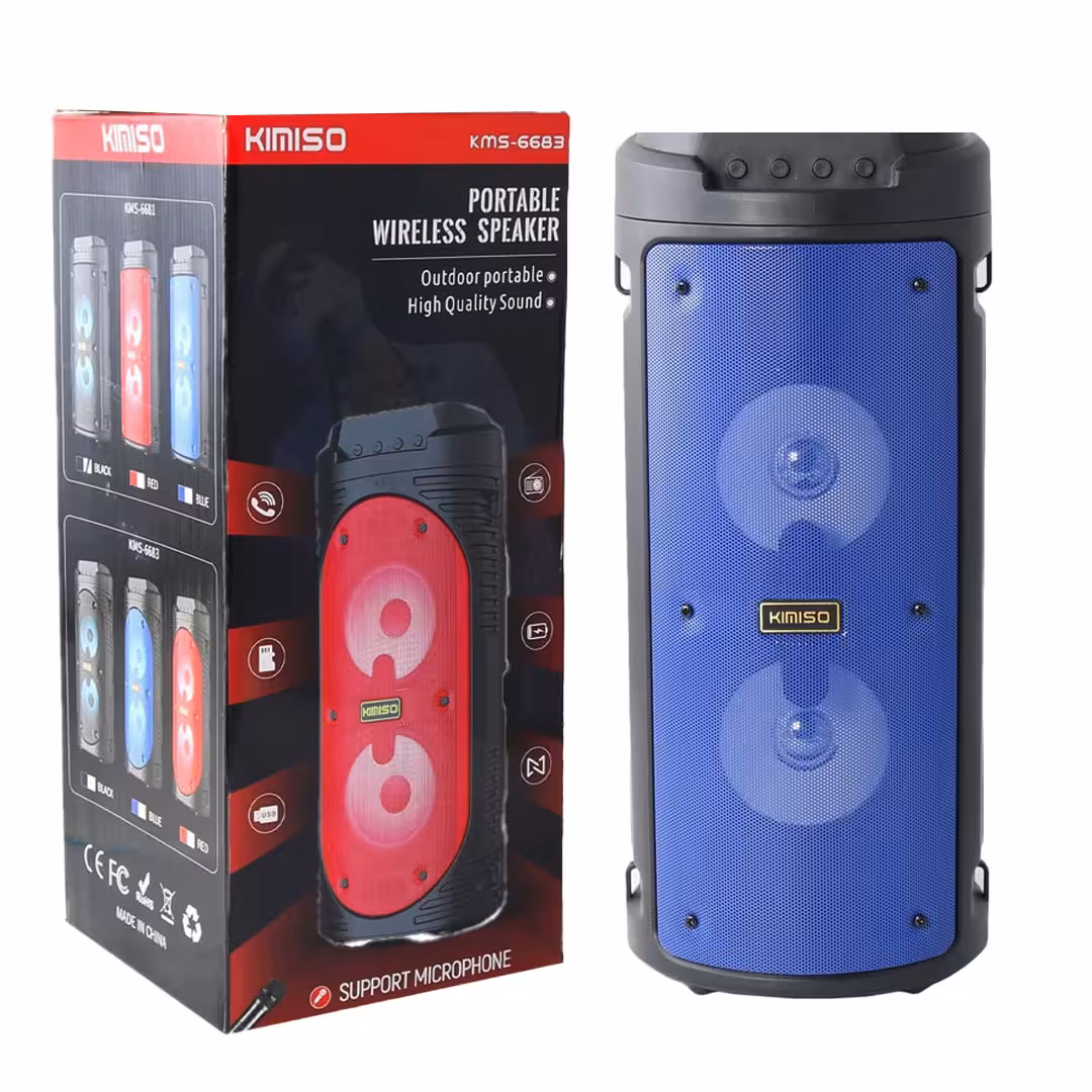 اسپیکر   KIMISO    مدل   KMS-6683    ( گارانتی تست  48  ساعته )گارانتی تست