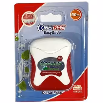 نخ دندان ایزی گلاید کانفیدنت مناسب دندان با فاصله کم