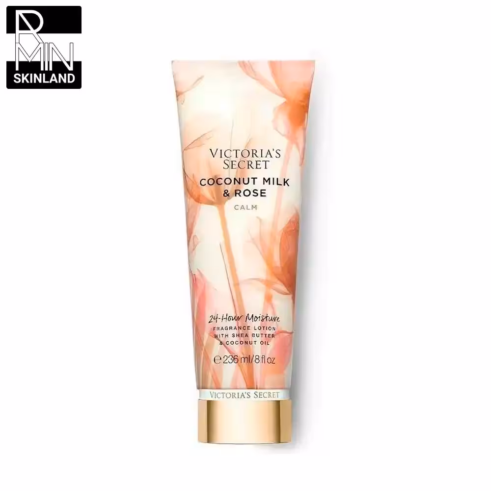 لوسیون بدن ویکتوریا سکرت مدل Coconut milk & rose حجم 236ml