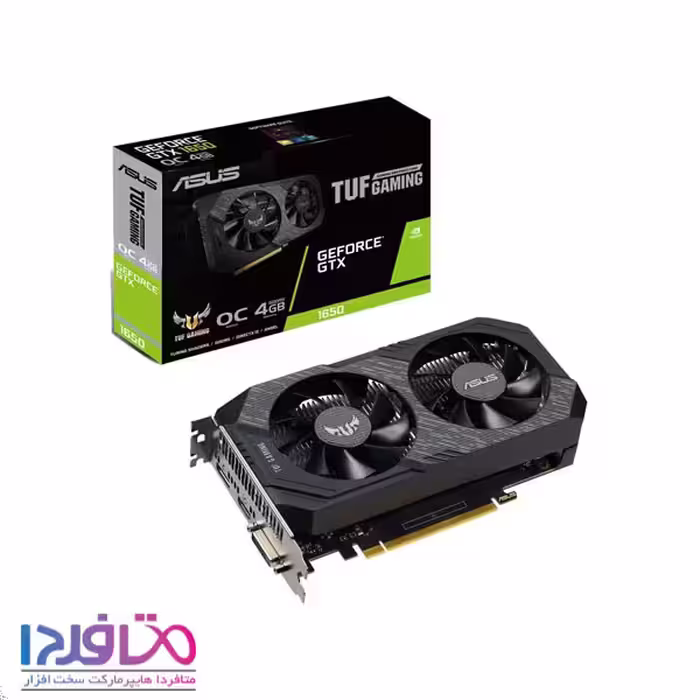 کارت گرافیک ایسوس مدل GTX1650 TUF OC 4GB DRR6 GAMING