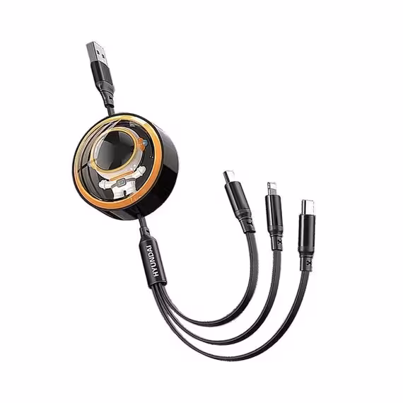 کابل شارژ سه سر پرووان مدل PCC128R